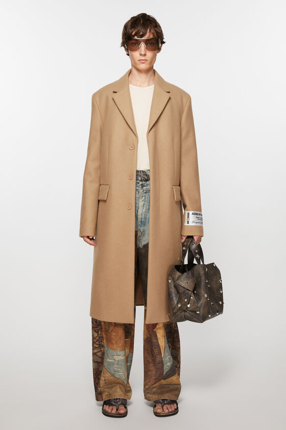 (image for) Unique Selling Point Single-breasted wool coat